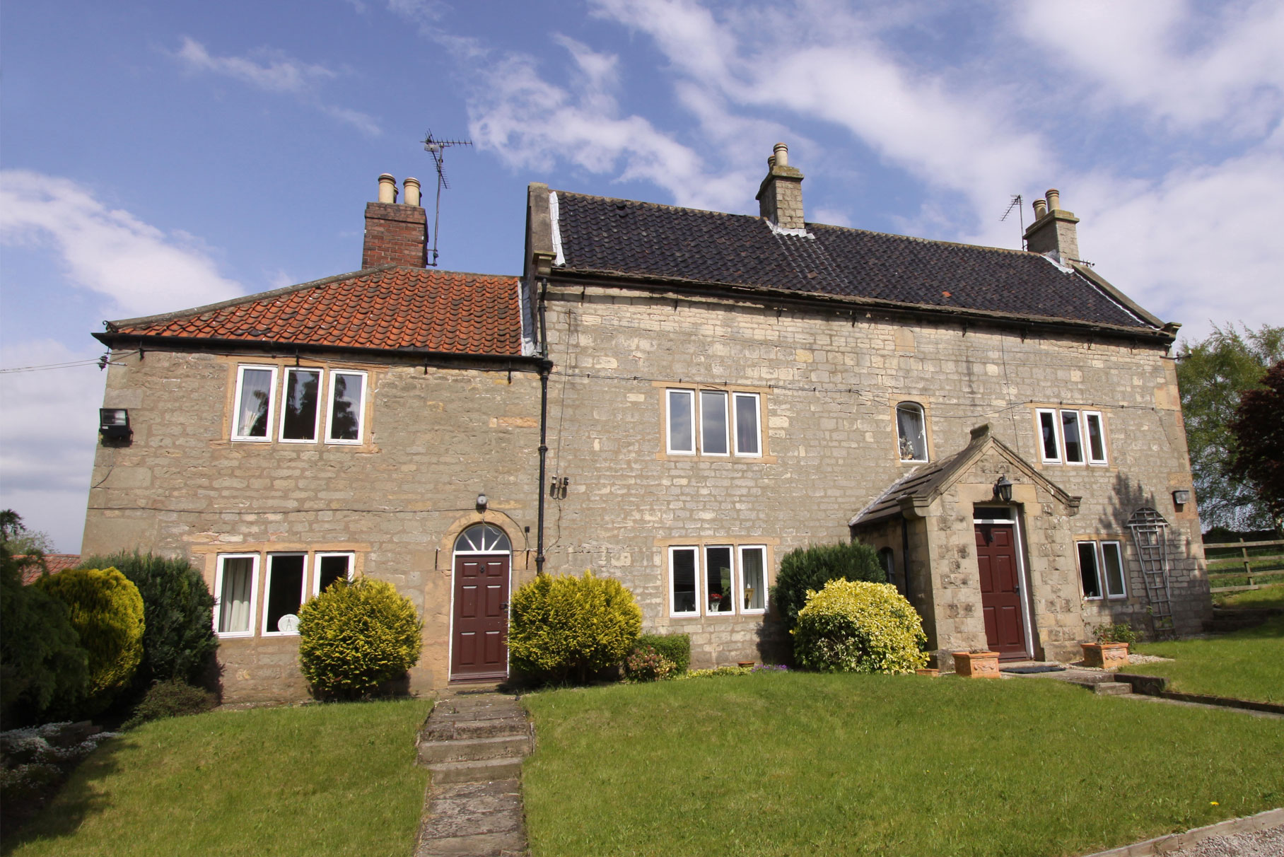 Hall Farm, Sookholme - Front Exterior Before