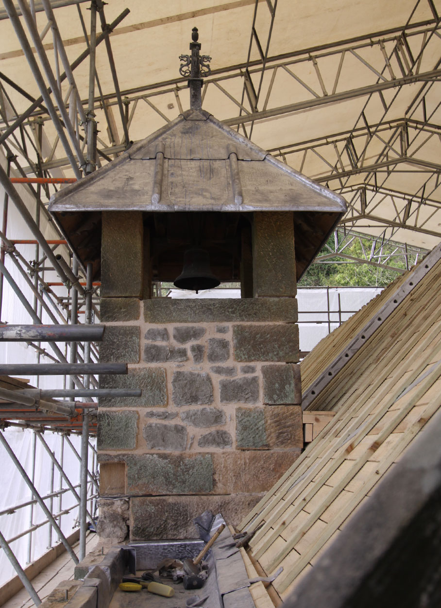 St. John the Baptist - Bell Tower Construction