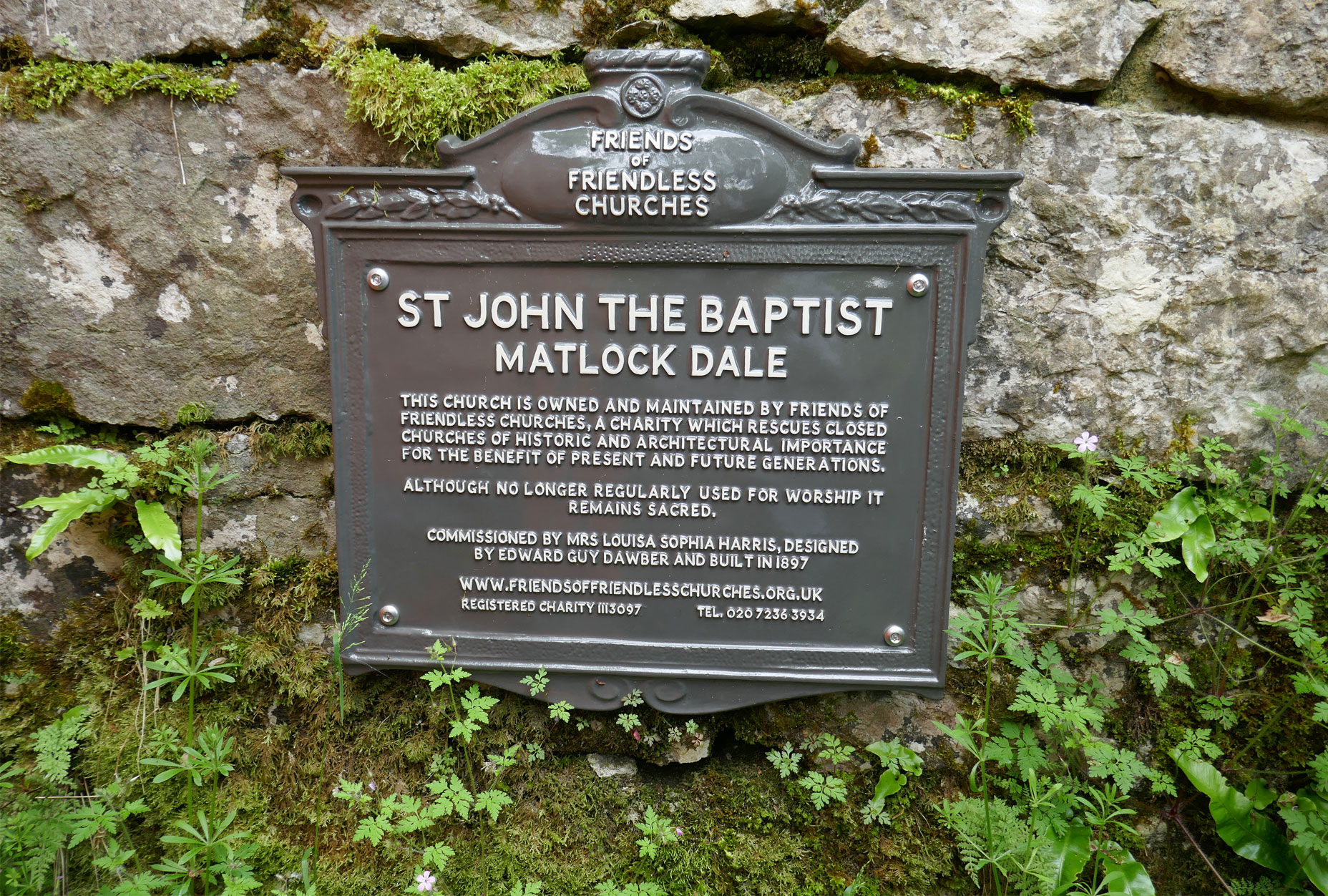 St. John the Baptist - Plaque