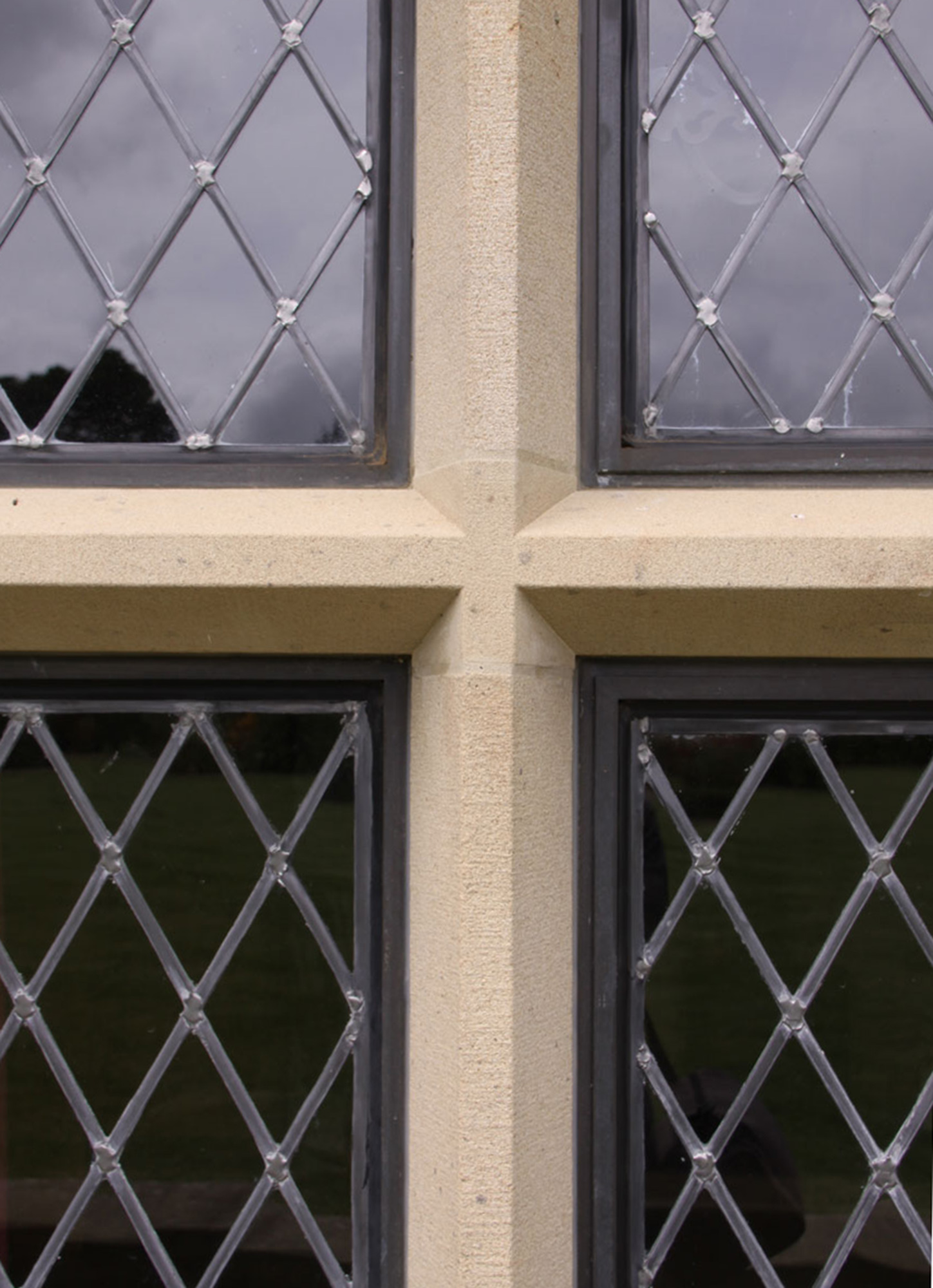 Offerton Hall - Hathersage -  Window detail during construction L2