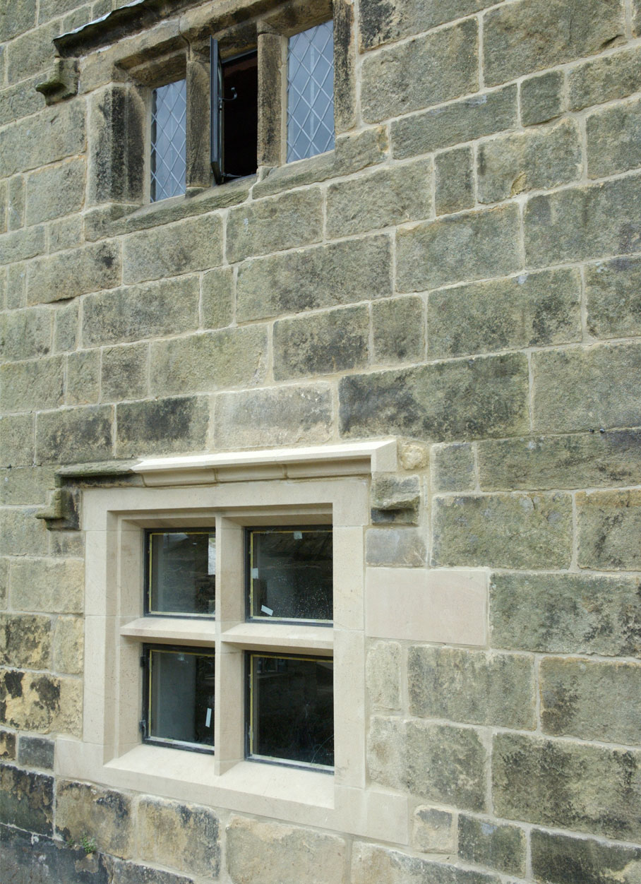 Offerton Hall - Hathersage - East elevation during construction L2